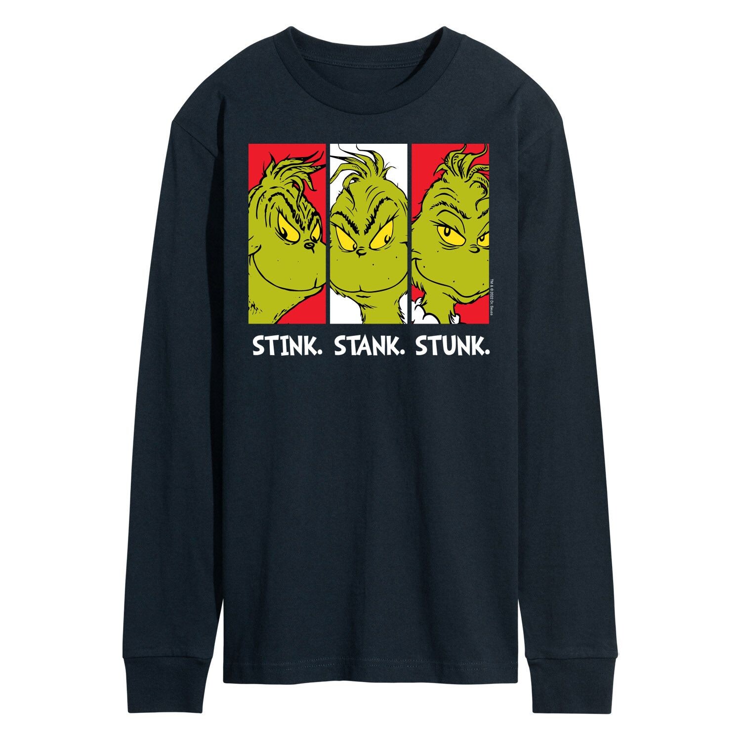 Мужская футболка с длинными рукавами Dr. Seuss Grinch Stink Stank Stunk Licensed Character
Мужская футболка с длинными рукавами Dr. Seuss Grinch Stink Stank Stunk Licensed Character