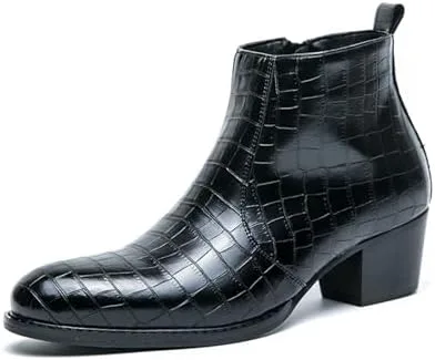 Мужские деловые челси с градиентной лакированной кожей, боковой молнией, ретро заостренным носком, низким массивным каблуком, нескользящие, короткие ботинки для работы, деловых встреч и вечеринок NVBUKE, черный
Мужские деловые челси с градиентной лакированной кожей, боковой молнией, ретро заостренным носком, низким массивным каблуком, нескользящие, короткие ботинки для работы, деловых встреч и вечеринок NVBUKE, черный