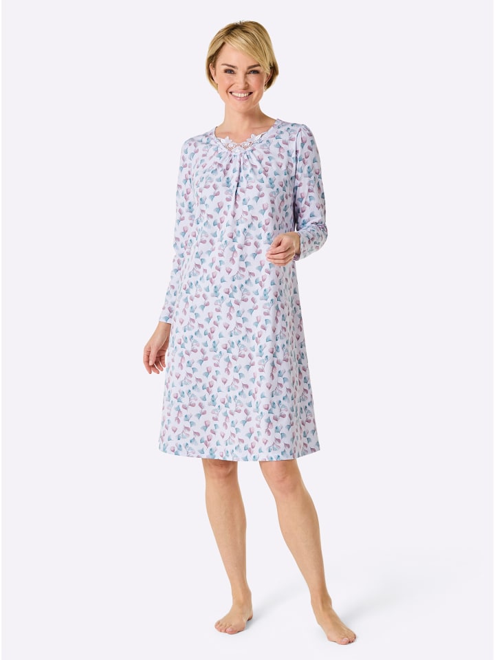 Ночная рубашка с бело-розовым принтом WITT WEIDEN
Ночная рубашка с бело-розовым принтом WITT WEIDEN