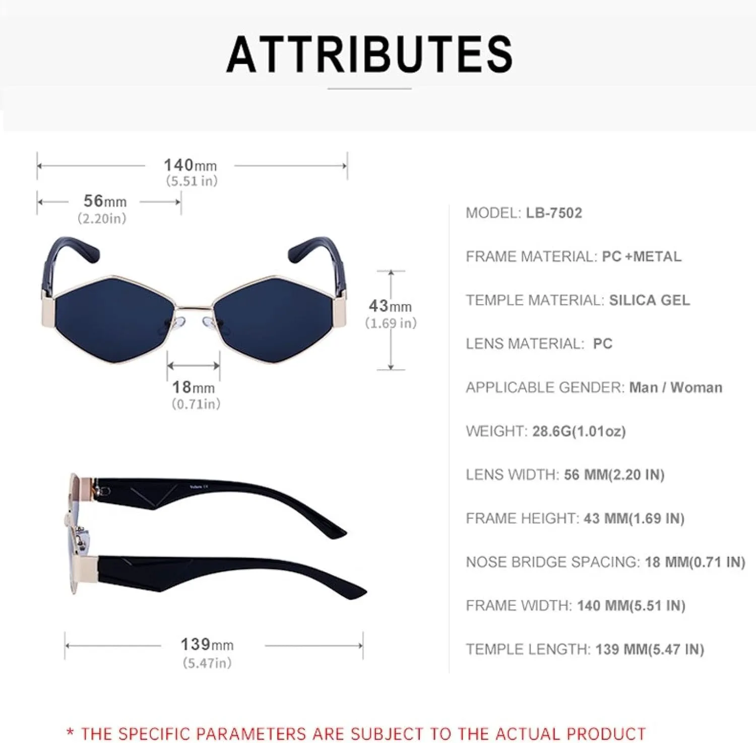 Солнцезащитные очки с защитой от УФ-излучения UV400 | Панк, стимпанк | Для женщин и мужчин | Для занятий спортом на открытом воздухе и вождения DSVIGF, C3 Gold Gray
Солнцезащитные очки с защитой от УФ-излучения UV400 | Панк, стимпанк | Для женщин и мужчин | Для занятий спортом на открытом воздухе и вождения DSVIGF, C3 Gold Gray