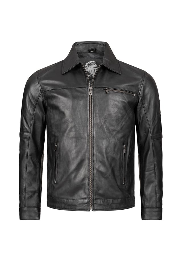 Кожаная куртка обычного кроя Rock Creek, черный
Кожаная куртка обычного кроя Rock Creek, черный