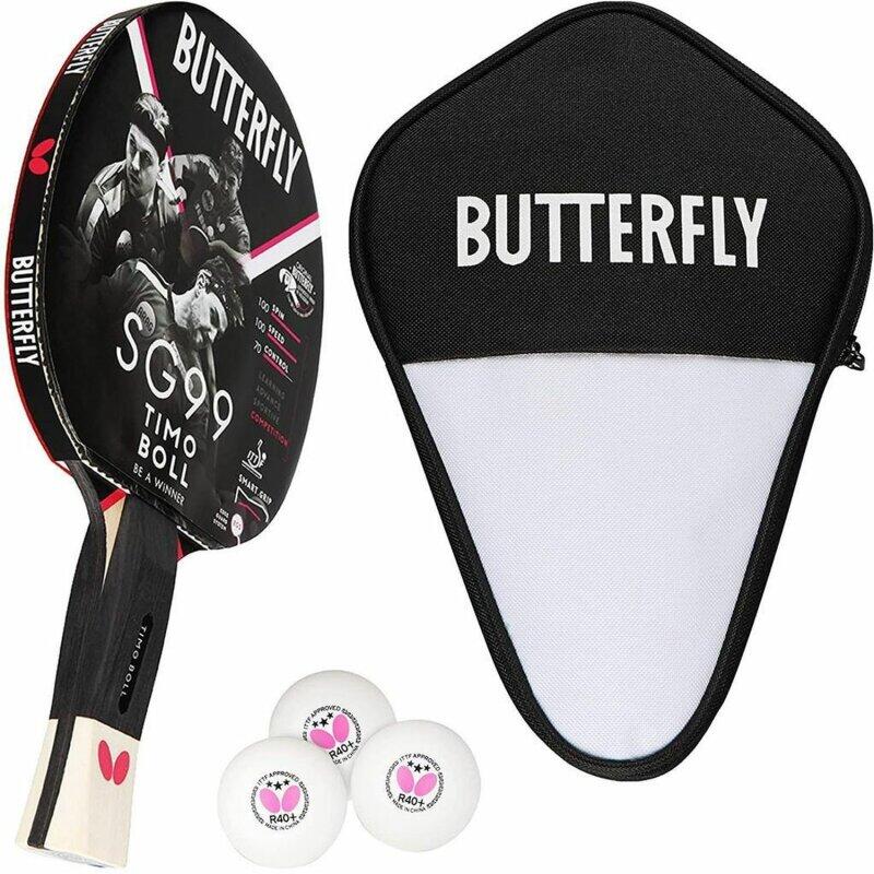 Butterfly 1 ракетка для настольного тенниса Timo Boll SG99 + чехол + 3 мяча TT 40+ 3***
Butterfly 1 ракетка для настольного тенниса Timo Boll SG99 + чехол + 3 мяча TT 40+ 3***