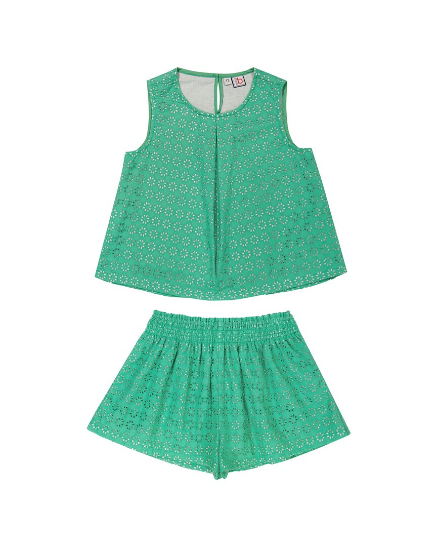 Комплект одежды Busy Bees из 2 предметов: верх и низ, зеленый
Комплект одежды Busy Bees из 2 предметов: верх и низ, зеленый