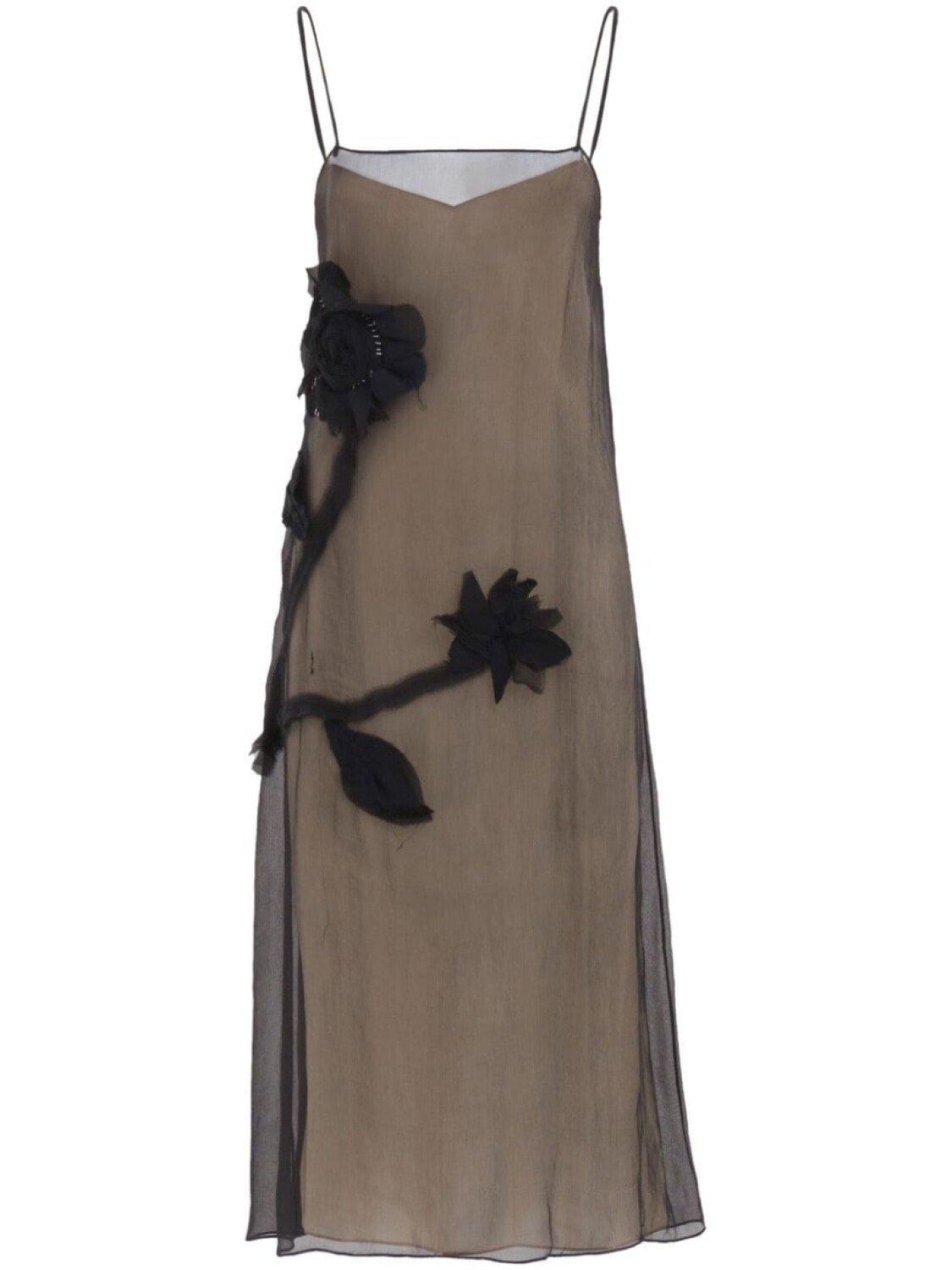 Marni платье из крепона с цветочной аппликацией, черный
Marni платье из крепона с цветочной аппликацией, черный