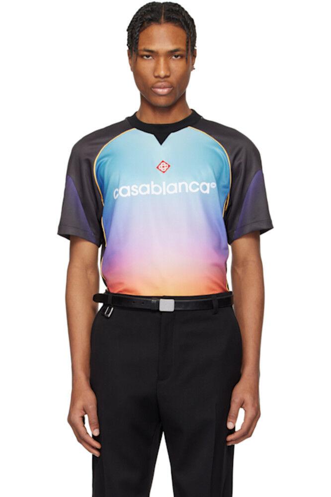 Футболка с разноцветным градиентом Casablanca
Футболка с разноцветным градиентом Casablanca