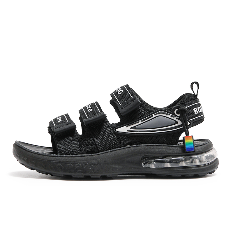 Противоскользящие и износостойкие дышащие детские сандалии для детей BOBDOG, черный
Противоскользящие и износостойкие дышащие детские сандалии для детей BOBDOG, черный