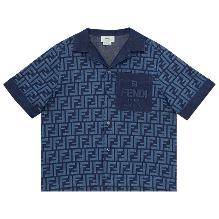 Рубашка Fendi Kids Chambray Shirt, цвет Dark Blue
Рубашка Fendi Kids Chambray Shirt, цвет Dark Blue