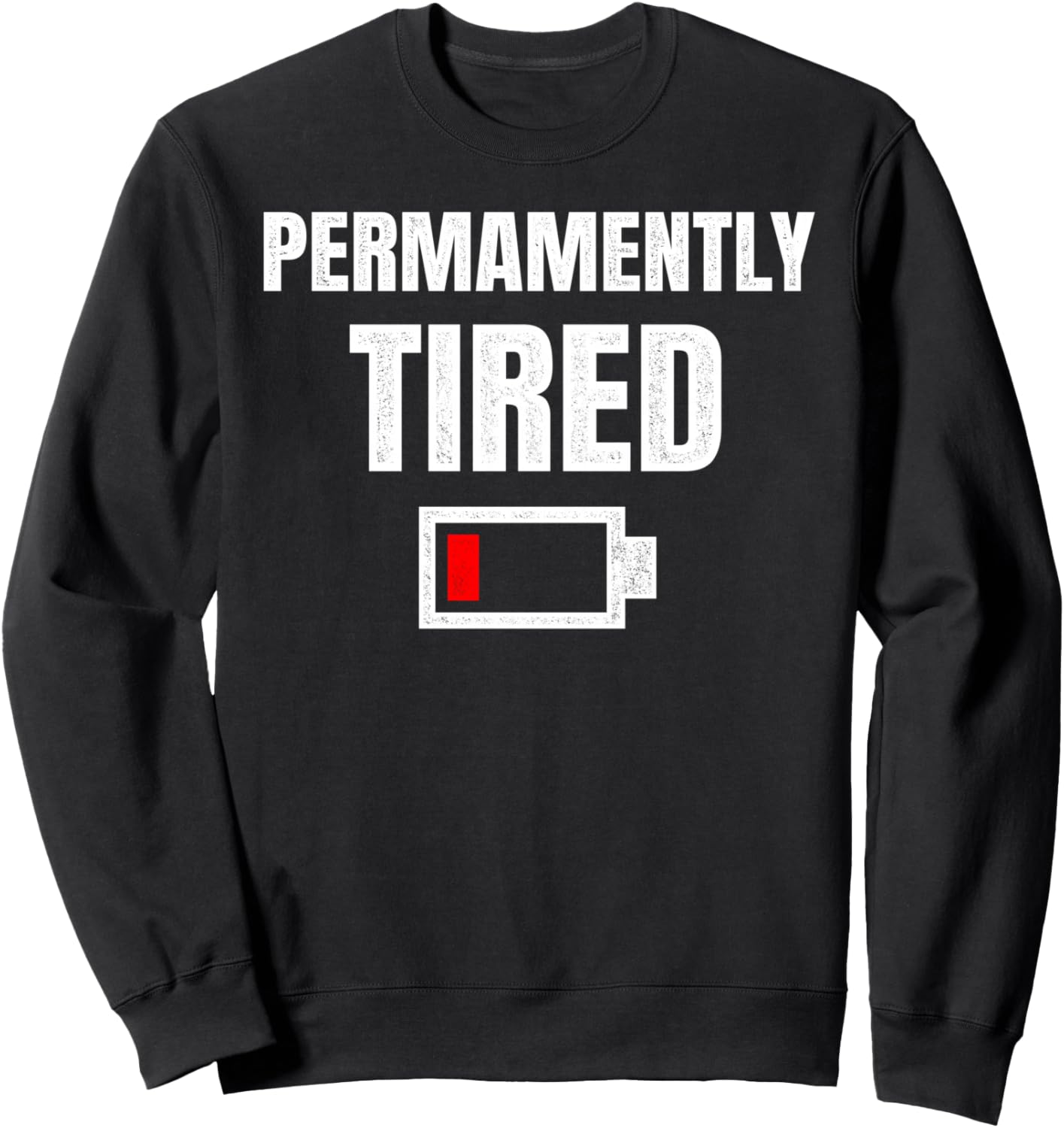 Постоянно устала - Забавная винтажная толстовка с надписью Спите, разряжена батарея Permamently Tired Retro Grunge Distressed Designs, черный
Постоянно устала - Забавная винтажная толстовка с надписью Спите, разряжена батарея Permamently Tired Retro Grunge Distressed Designs, черный