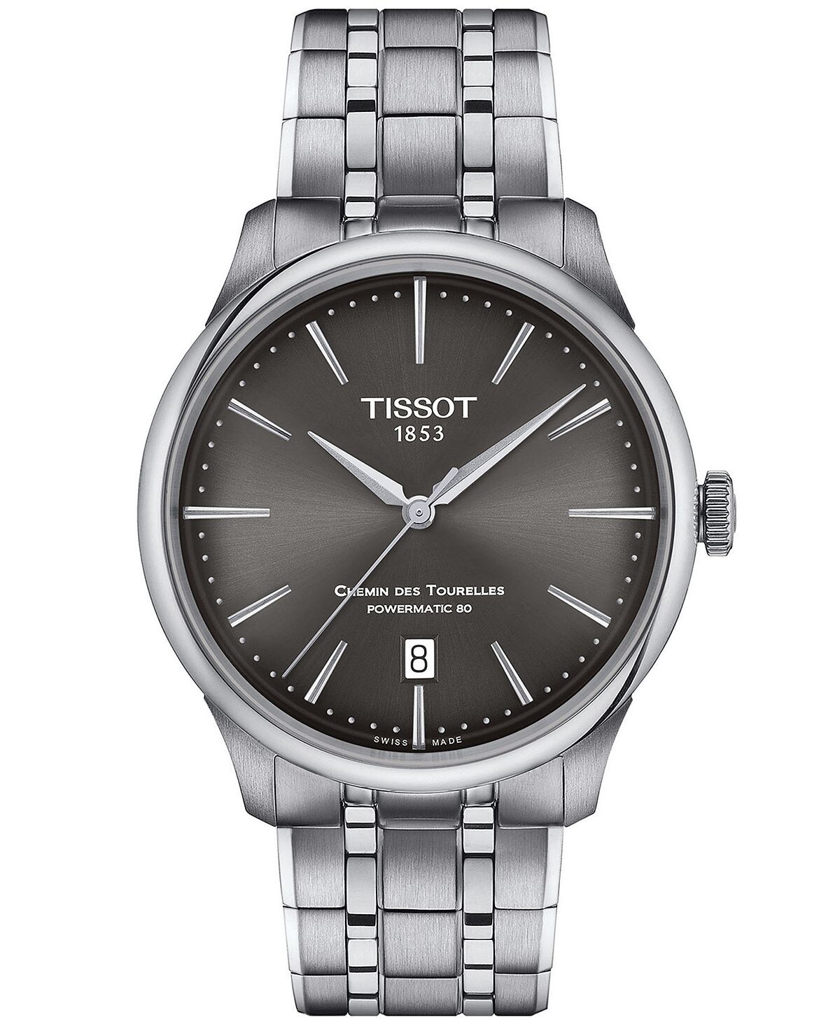 Унисекс Швейцарские автоматические часы Chemin des Tourelles Powermatic 80 с браслетом из нержавеющей стали 39 мм Tissot
Унисекс Швейцарские автоматические часы Chemin des Tourelles Powermatic 80 с браслетом из нержавеющей стали 39 мм Tissot