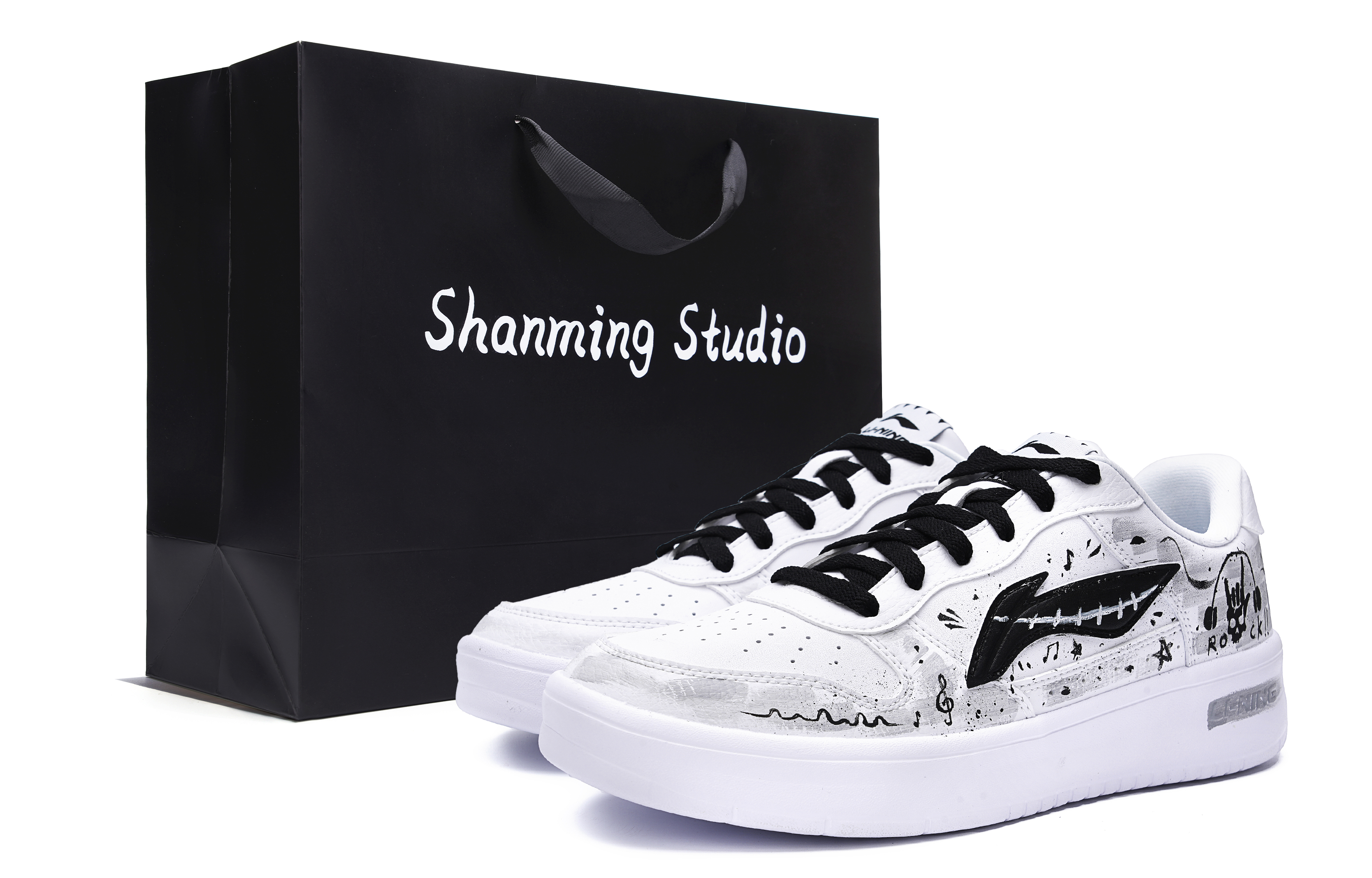 LINING Обувь для скейтбординга Pontoon Boats с износостойкими амортизаторами, низкая, мужская, белого и черного цветов
LINING Обувь для скейтбординга Pontoon Boats с износостойкими амортизаторами, низкая, мужская, белого и черного цветов