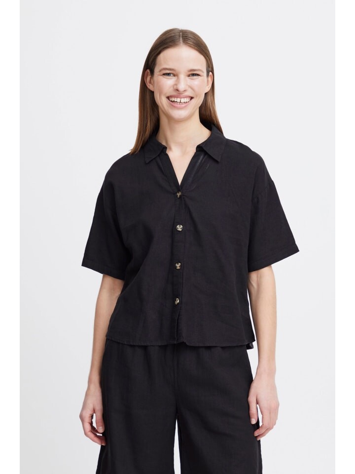 Блуза b.young Kurzarmbluse BYFALAKKA SS SHIRT - 20814551 Shirt aus Leinenmix, цвет black denim
Блуза b.young Kurzarmbluse BYFALAKKA SS SHIRT - 20814551 Shirt aus Leinenmix, цвет black denim
