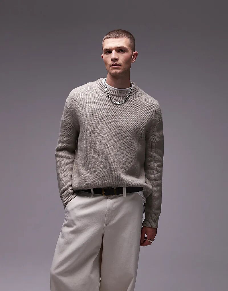 Джемпер свободного кроя ARKET из смеси шерсти бежевого цвета
Джемпер свободного кроя ARKET из смеси шерсти бежевого цвета