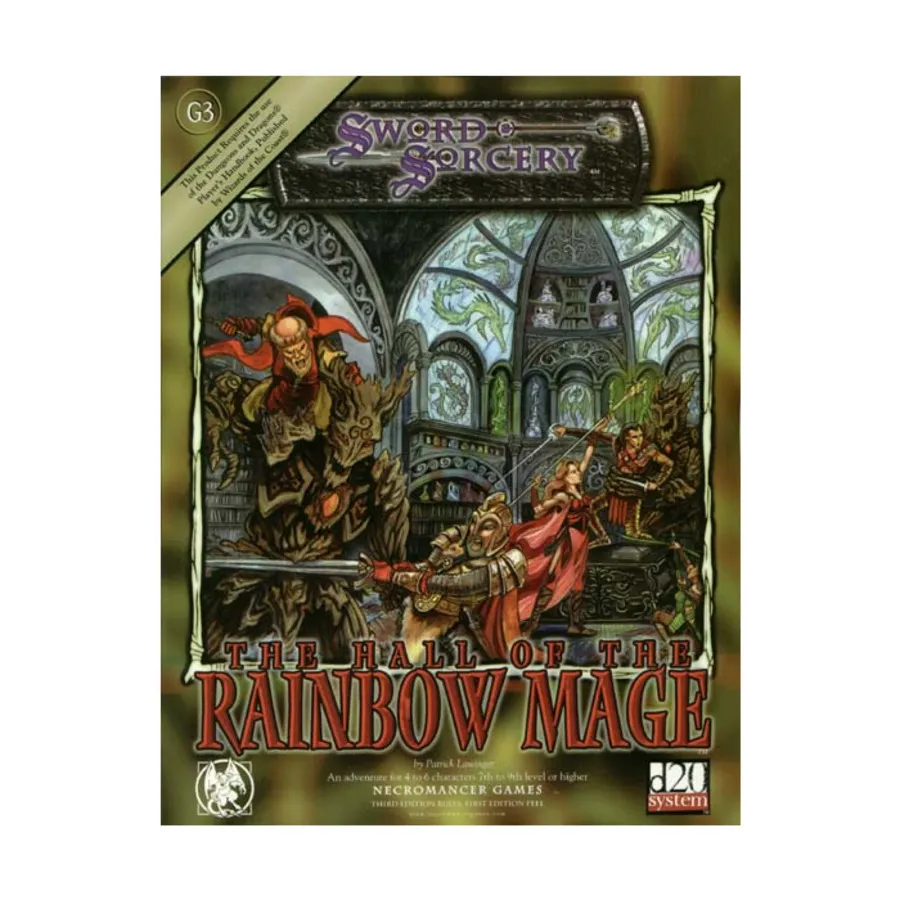 Модуль Hall of the Rainbow Mage, d20 Fantasy Adventures (Necromancer Games)
Модуль Hall of the Rainbow Mage, d20 Fantasy Adventures (Necromancer Games)