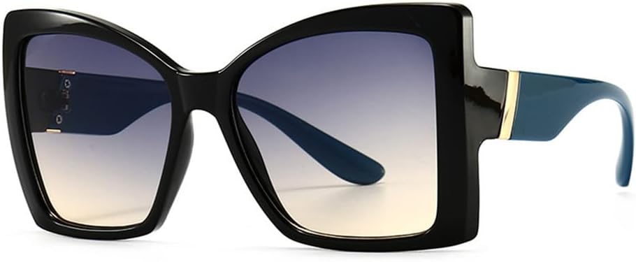 Солнцезащитные очки UV400 с большой оправой, «кошачий глаз», градиентный леопардовый принт, для женщин и мужчин, для бега и занятий спортом на открытом воздухе UYPTK, Black Blue
Солнцезащитные очки UV400 с большой оправой, «кошачий глаз», градиентный леопардовый принт, для женщин и мужчин, для бега и занятий спортом на открытом воздухе UYPTK, Black Blue