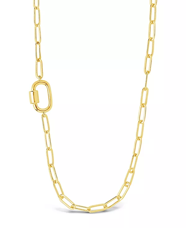 Ожерелье с полированным карабином Sterling Forever, gold
Ожерелье с полированным карабином Sterling Forever, gold