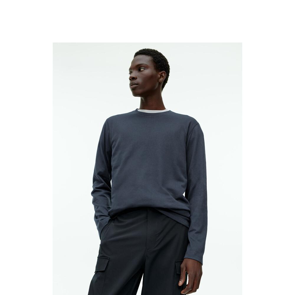 Лонгслив мужской Arket с круглым вырезом, темно-синий
Лонгслив мужской Arket с круглым вырезом, темно-синий