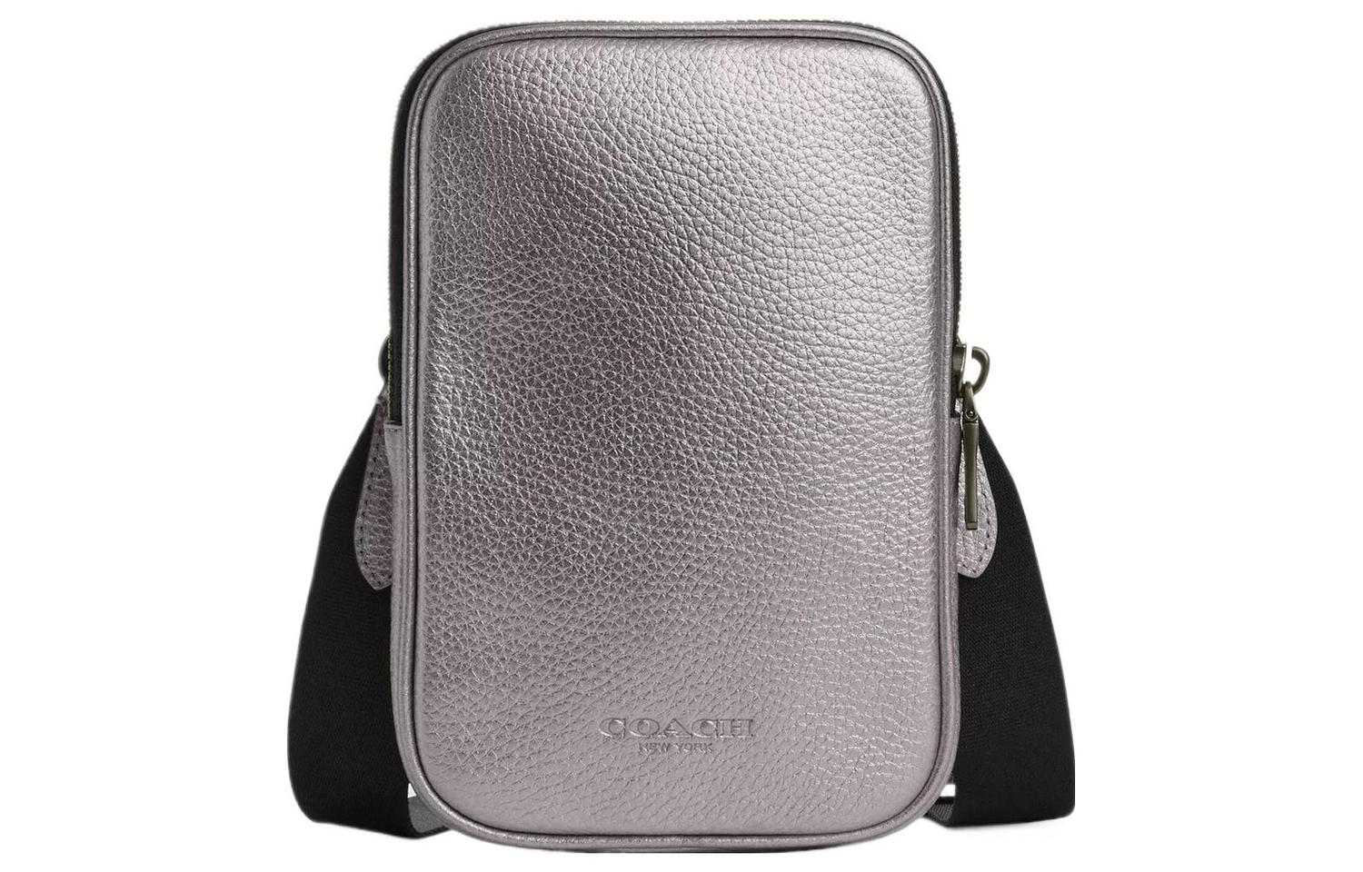 COACH Кожаная фотосумка через плечо мини женская черная с металлическим серым
COACH Кожаная фотосумка через плечо мини женская черная с металлическим серым