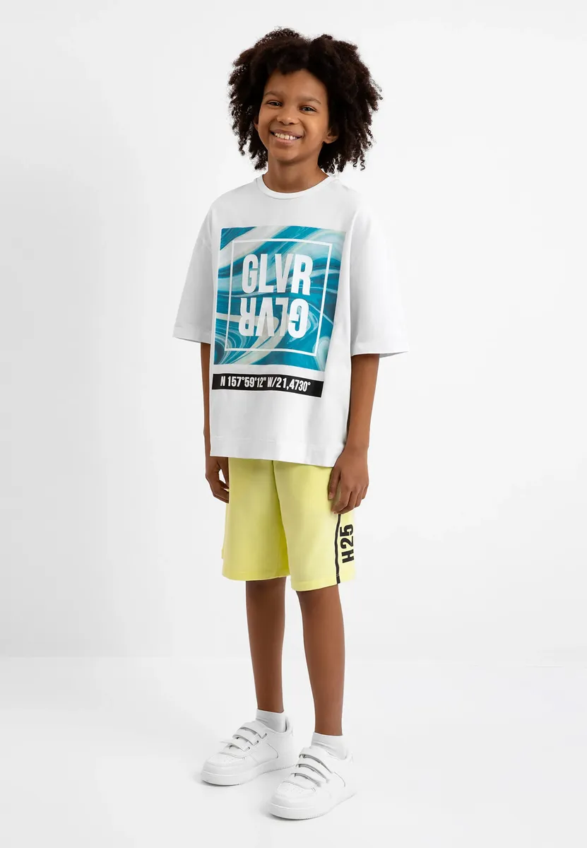 Шорты Gulliver с крутыми шрифтовыми принтами, желтый
Шорты Gulliver с крутыми шрифтовыми принтами, желтый