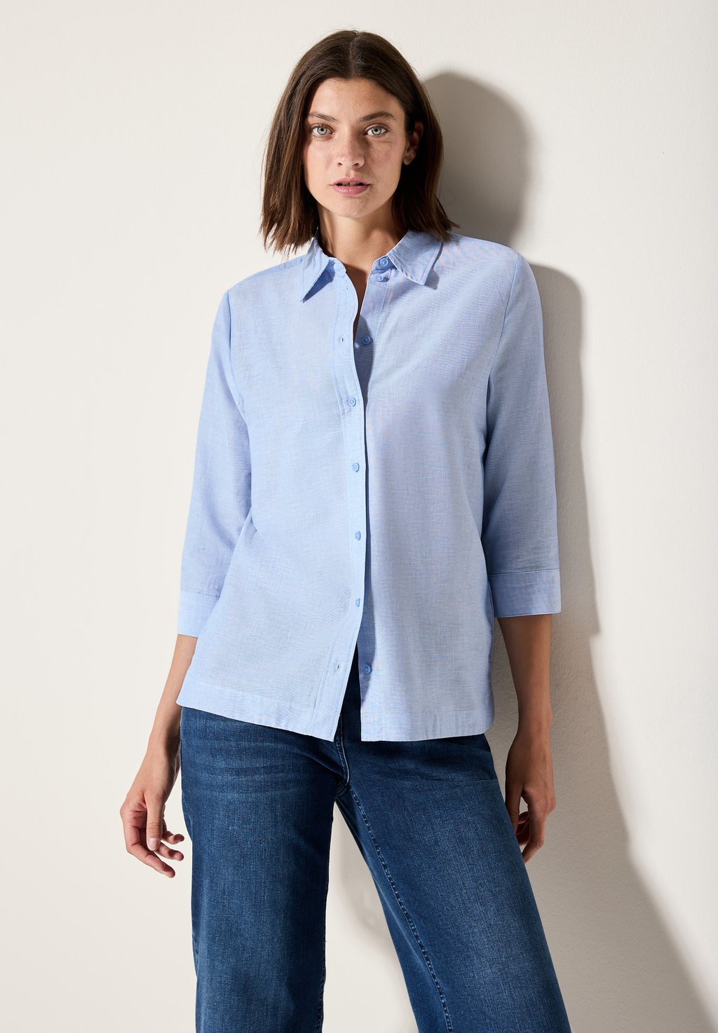 Блузка на пуговицах Cecil, цвет Blau
Блузка на пуговицах Cecil, цвет Blau