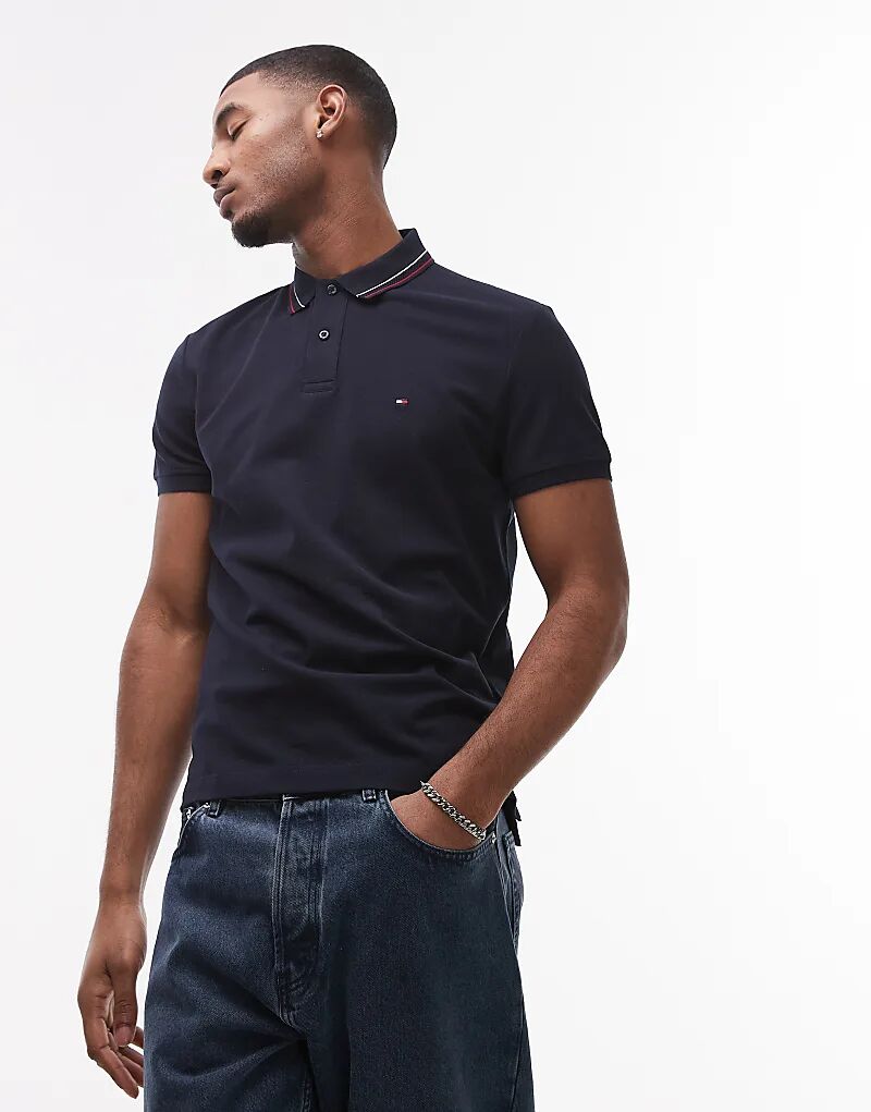 Рубашка-поло Tommy Hilfiger из хлопка, цвет темно-синий
Рубашка-поло Tommy Hilfiger из хлопка, цвет темно-синий