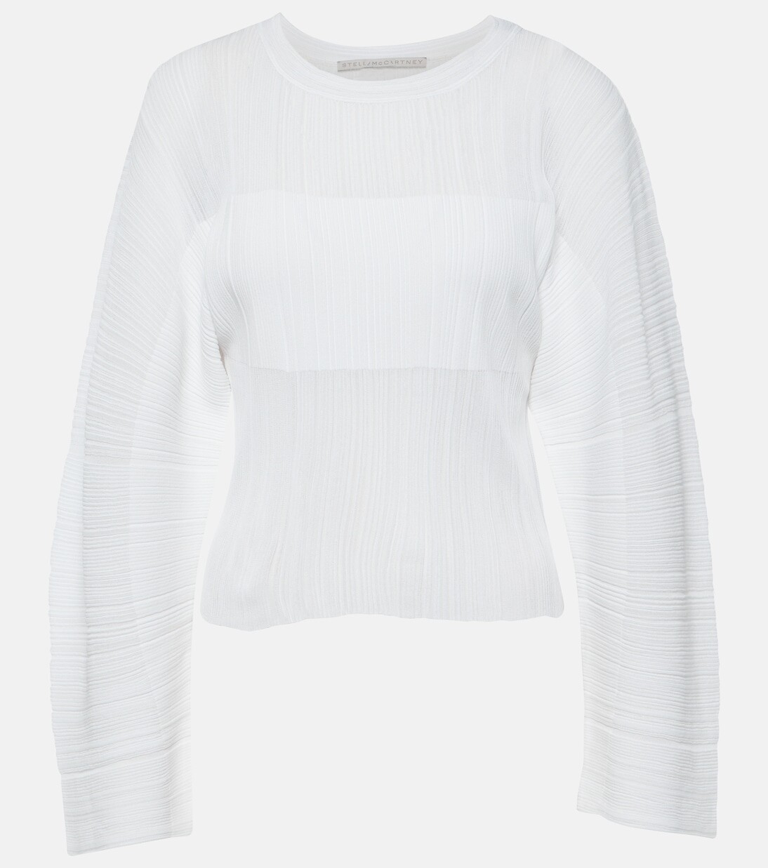 Плиссированный топ Stella Mccartney, белый
Плиссированный топ Stella Mccartney, белый