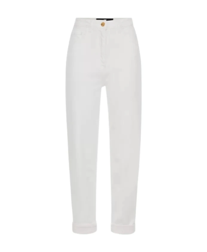 Брюки палаццо, джинсы цвета слоновой кости Elisabetta Franchi, бежевый
Брюки палаццо, джинсы цвета слоновой кости Elisabetta Franchi, бежевый