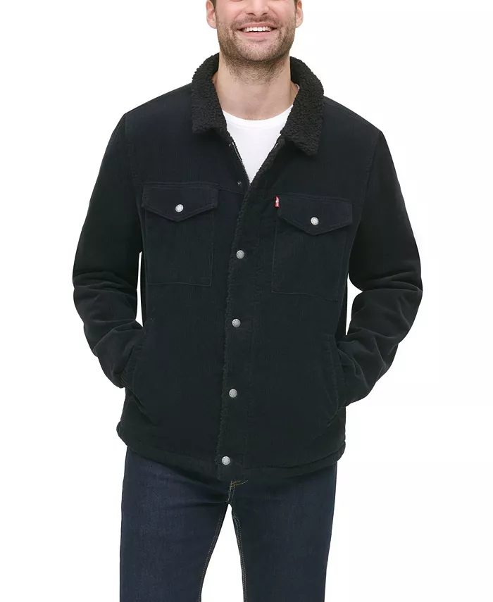 Мужская утепленная вельветовая куртка Trucker Jacket Levi's, черный
Мужская утепленная вельветовая куртка Trucker Jacket Levi's, черный
