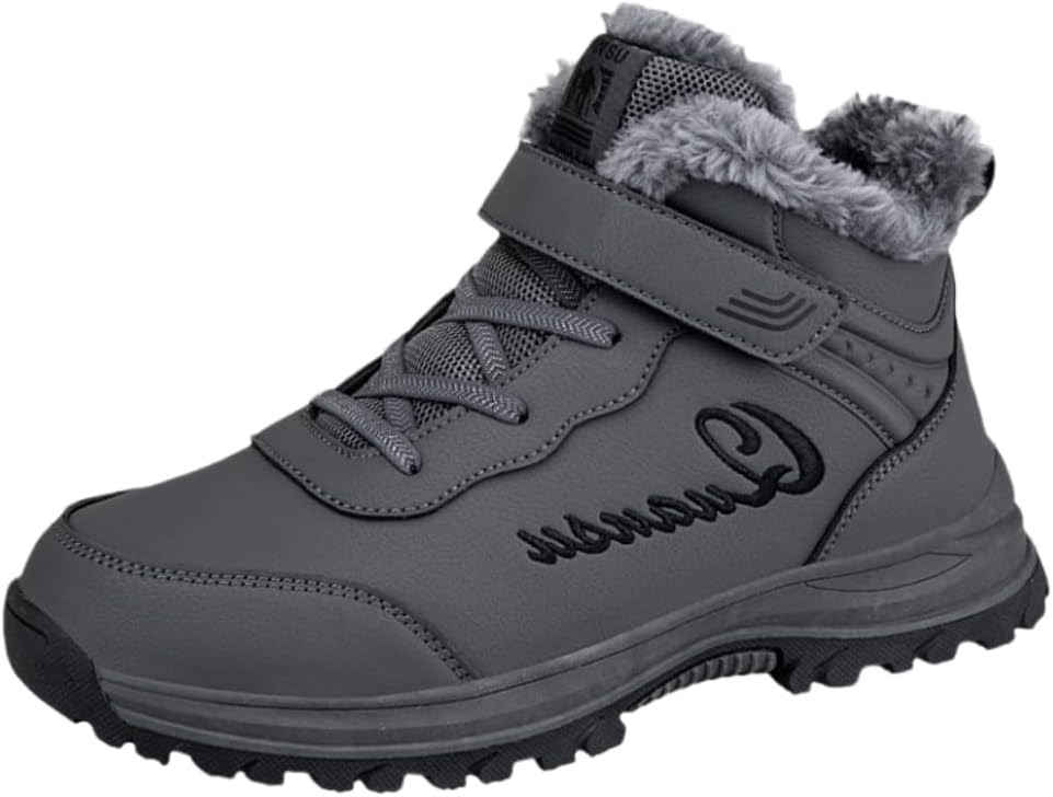 Мужские зимние ботинки HHHCHPM с теплой плюшевой подкладкой, удобные, противоскользящие, повседневные и прочные обувь для активного отдыха на улице, темно-серый
Мужские зимние ботинки HHHCHPM с теплой плюшевой подкладкой, удобные, противоскользящие, повседневные и прочные обувь для активного отдыха на улице, темно-серый