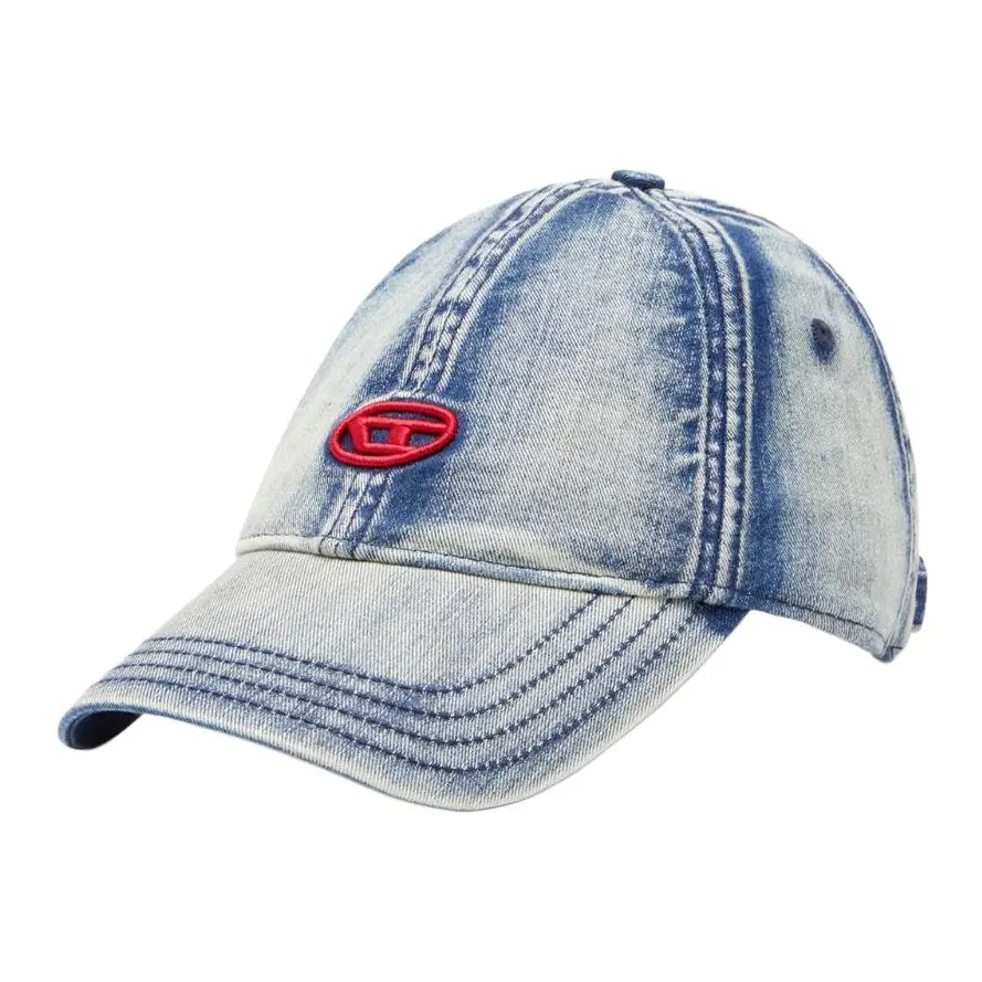 DIESEL Джинсовая кепка с козырьком, Light Blue 
DIESEL Джинсовая кепка с козырьком, Light Blue