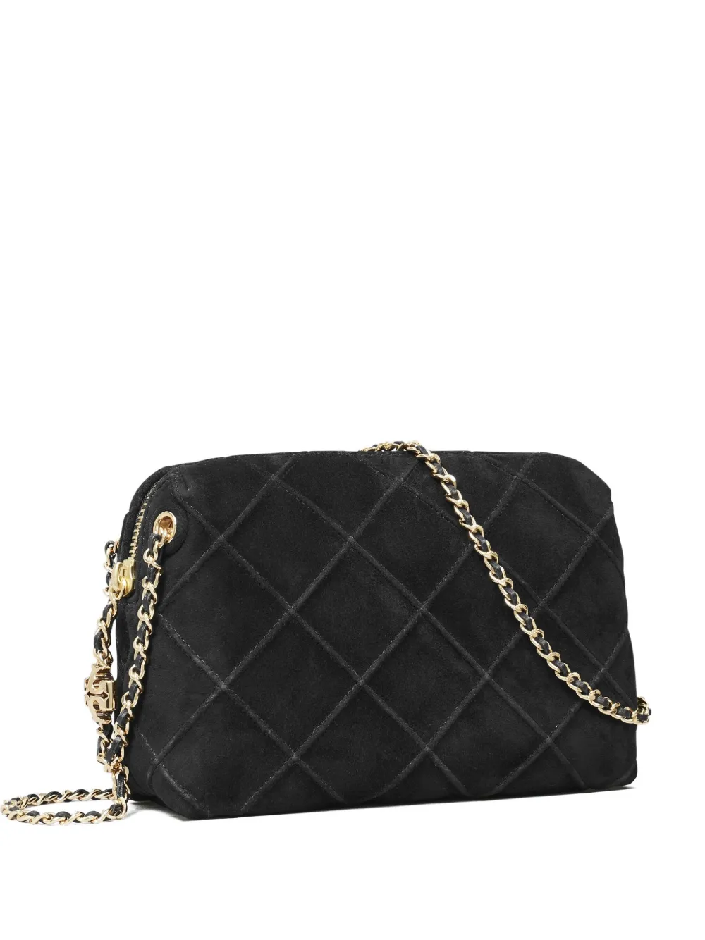 Сумка-кроссбоди из замши Fleming Tory Burch, черный
Сумка-кроссбоди из замши Fleming Tory Burch, черный