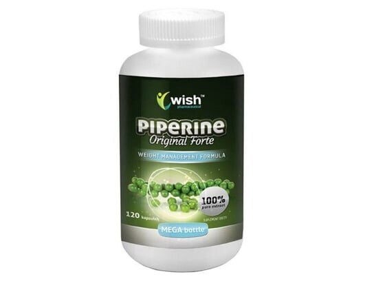 Wish, Биологически активная добавка Piperine Original Forte Plus 8в1, 120 капсул
Wish, Биологически активная добавка Piperine Original Forte Plus 8в1, 120 капсул