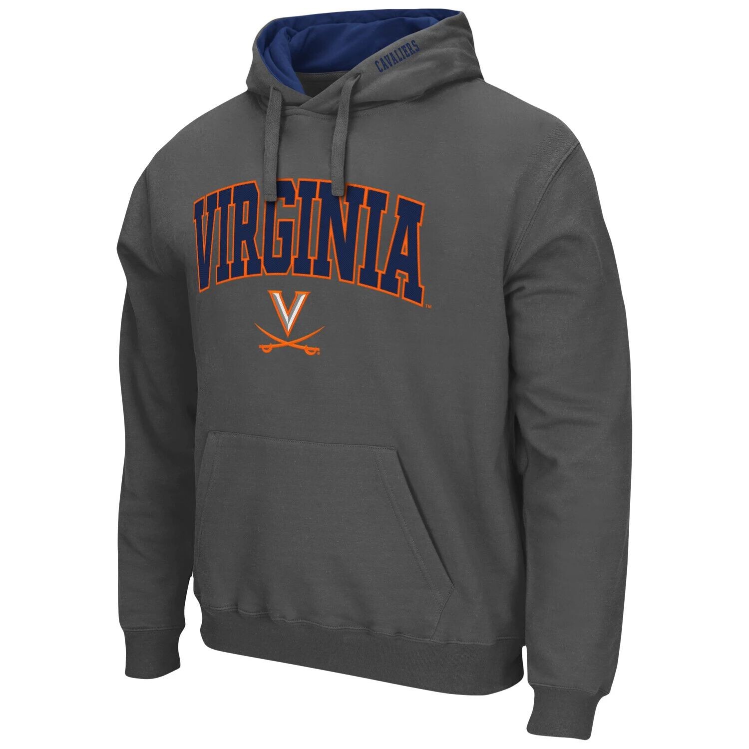 Мужской темно-серый пуловер с капюшоном Virginia Cavaliers Arch & Logo 3.0 Colosseum
Мужской темно-серый пуловер с капюшоном Virginia Cavaliers Arch & Logo 3.0 Colosseum