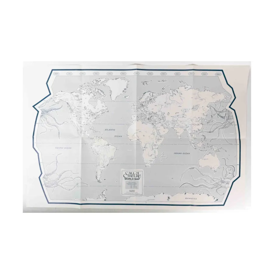 Call of Cthulhu (2nd Edition) - Map Only!, Call of Cthulhu - Rule, Source & Supplement Books (Chaosium 1st-5.5 Editions), мягкая обложка 
Call of Cthulhu (2nd Edition) - Map Only!, Call of Cthulhu - Rule, Source & Supplement Books (Chaosium 1st-5.5 Editions), мягкая обложка