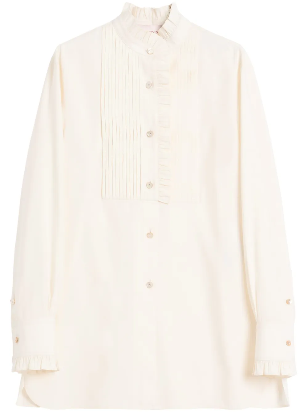 Рубашка с оборками VALENTINO GARAVANI, нейтральный
Рубашка с оборками VALENTINO GARAVANI, нейтральный