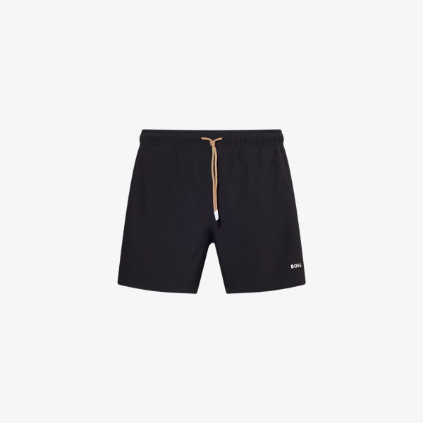 Плавки Boss Tio на кулиске с логотипом, черный
Плавки Boss Tio на кулиске с логотипом, черный