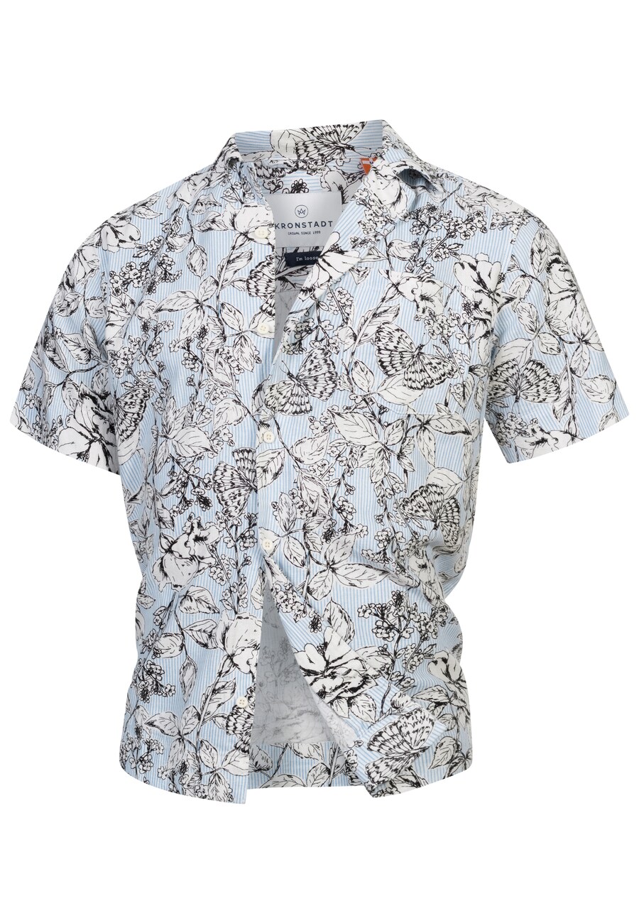 Рубашка на пуговицах классического кроя Kronstadt Bridge, светло-синий 
Рубашка на пуговицах классического кроя Kronstadt Bridge, светло-синий