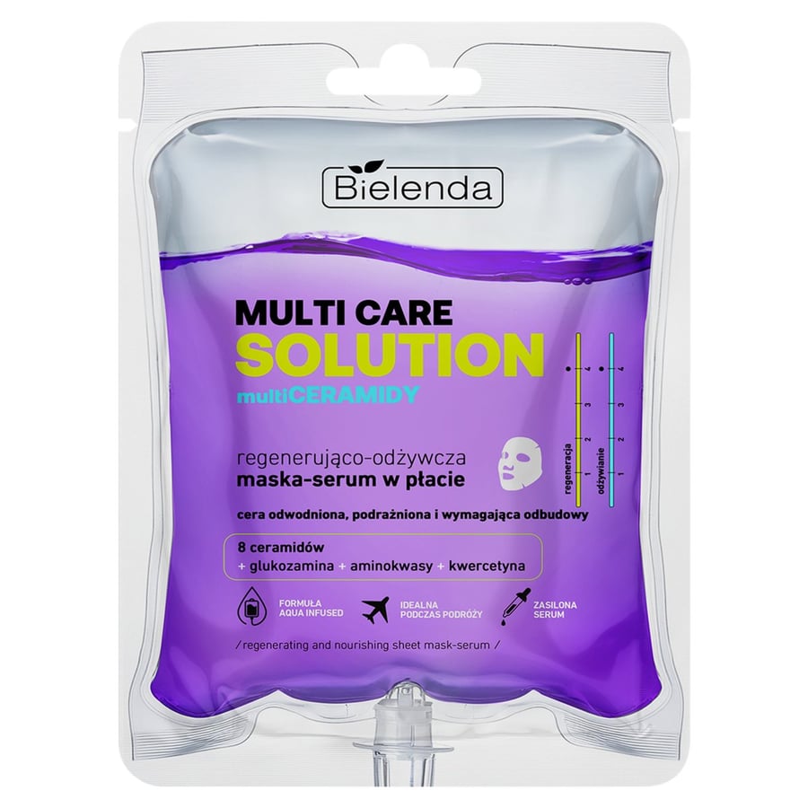 Bielenda MULTI CARE SOLUTION MultiCERAMIDY Регенерирующая и питательная тканевая маска-сыворотка, 1 шт. 
Bielenda MULTI CARE SOLUTION MultiCERAMIDY Регенерирующая и питательная тканевая маска-сыворотка, 1 шт.