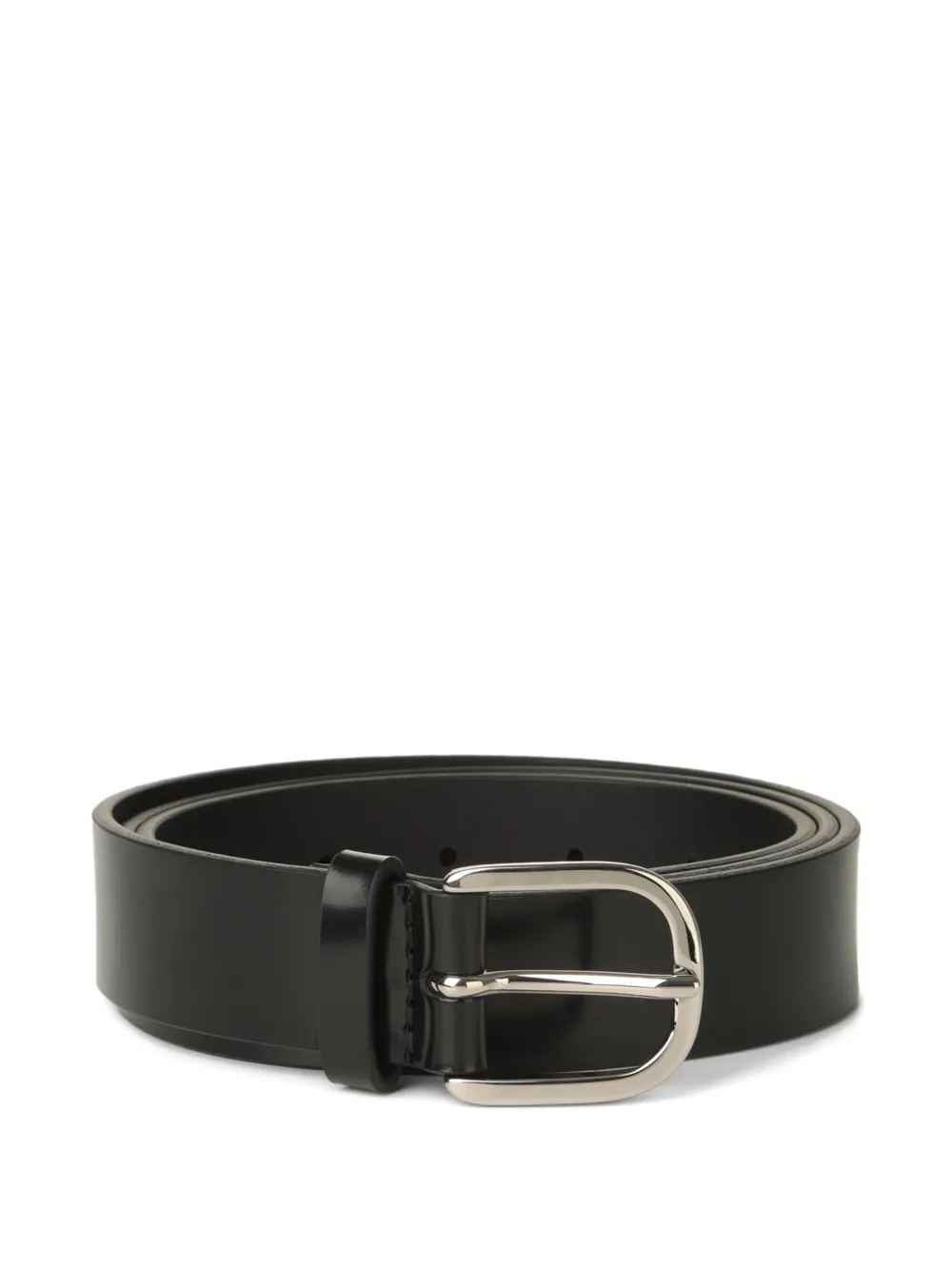 Кожаный ремень с пряжкой Orciani, черный
Кожаный ремень с пряжкой Orciani, черный