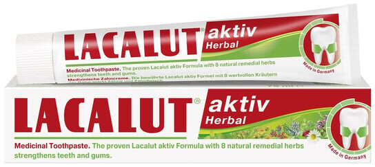 Зубная паста, 75 мл Lacalut, Activ Herbal, Labovital
Зубная паста, 75 мл Lacalut, Activ Herbal, Labovital