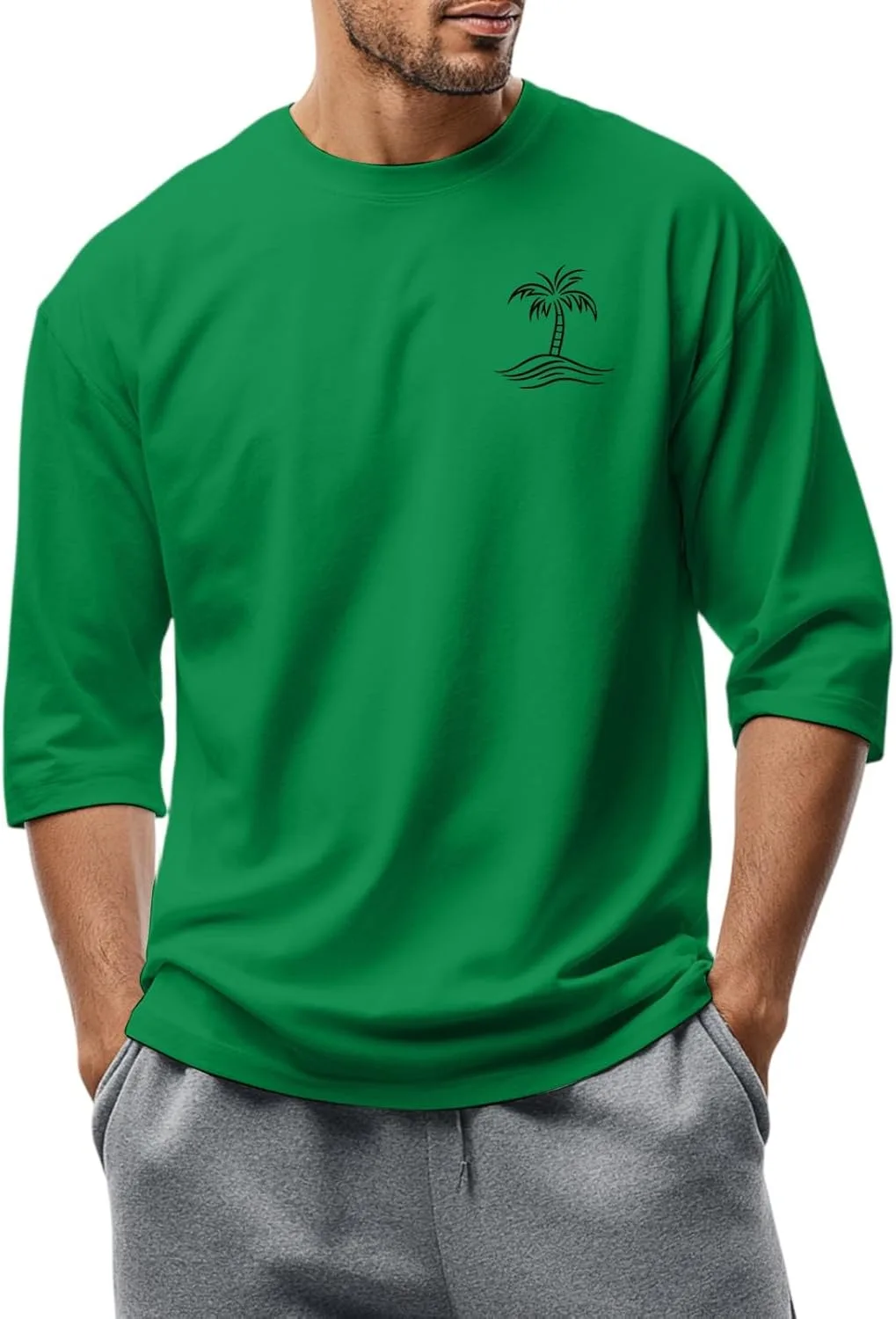 Футболка мужская Casual с 3/4 рукавом и 2D принтом FQZWONG
Футболка мужская Casual с 3/4 рукавом и 2D принтом FQZWONG