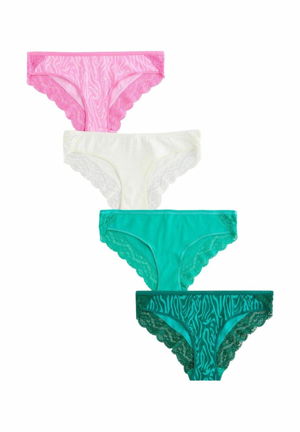 Трусы PRINT HIGH LEG TRIM FOUR PACK Next, зеленый
Трусы PRINT HIGH LEG TRIM FOUR PACK Next, зеленый