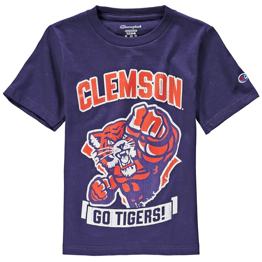 Фиолетовая футболка с талисманом Youth Champion Clemson Tigers Strong, цвет Clm Purple
Фиолетовая футболка с талисманом Youth Champion Clemson Tigers Strong, цвет Clm Purple