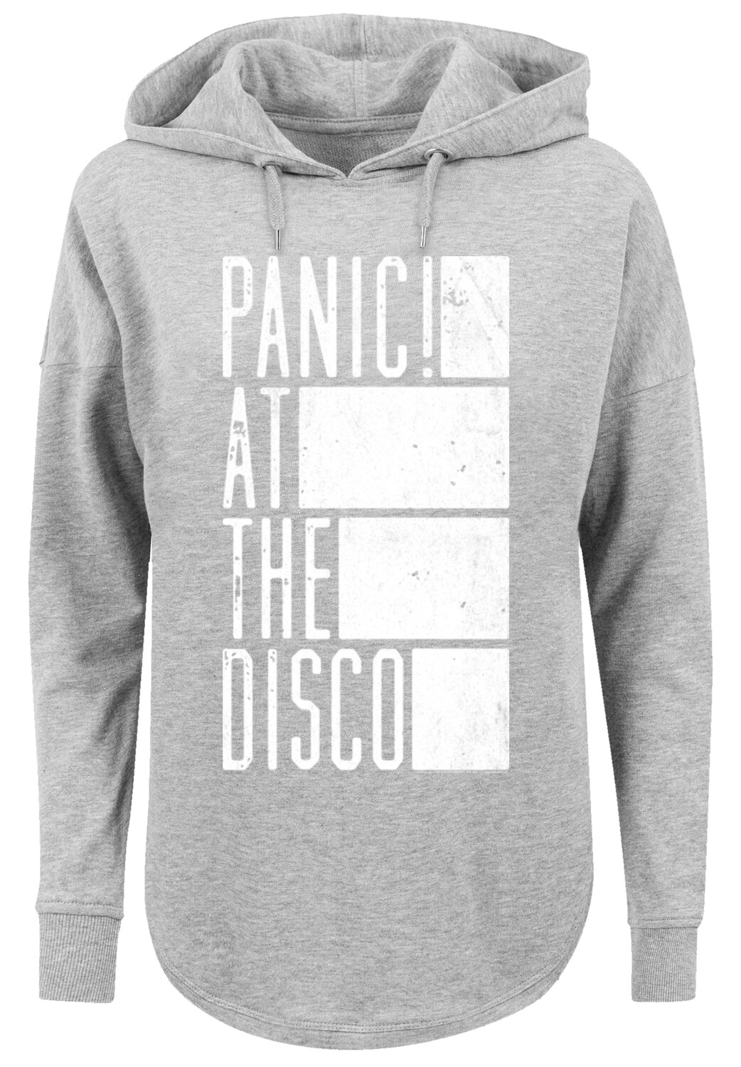 Свитер F4NT4STIC Oversized Hoodie Panic At The Disco Block Text, серый 
Свитер F4NT4STIC Oversized Hoodie Panic At The Disco Block Text, серый