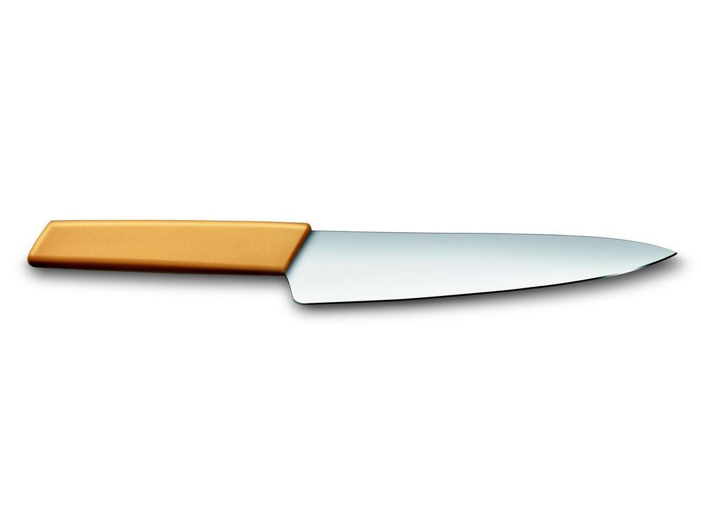 Нож для мяса Victorinox Swiss Modern - 19см - нержавеющая сталь/ПП - медово-желтый Victorinox Swiss Army
Нож для мяса Victorinox Swiss Modern - 19см - нержавеющая сталь/ПП - медово-желтый Victorinox Swiss Army