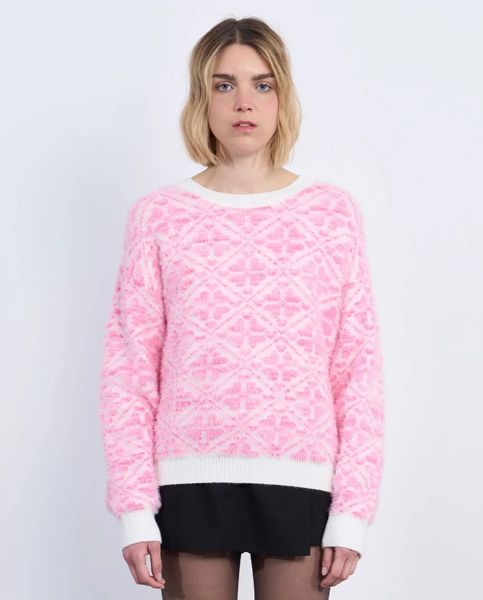 Женский джемпер с длинным рукавом с фантазийным принтом Lili Sidonio, розовый
Женский джемпер с длинным рукавом с фантазийным принтом Lili Sidonio, розовый