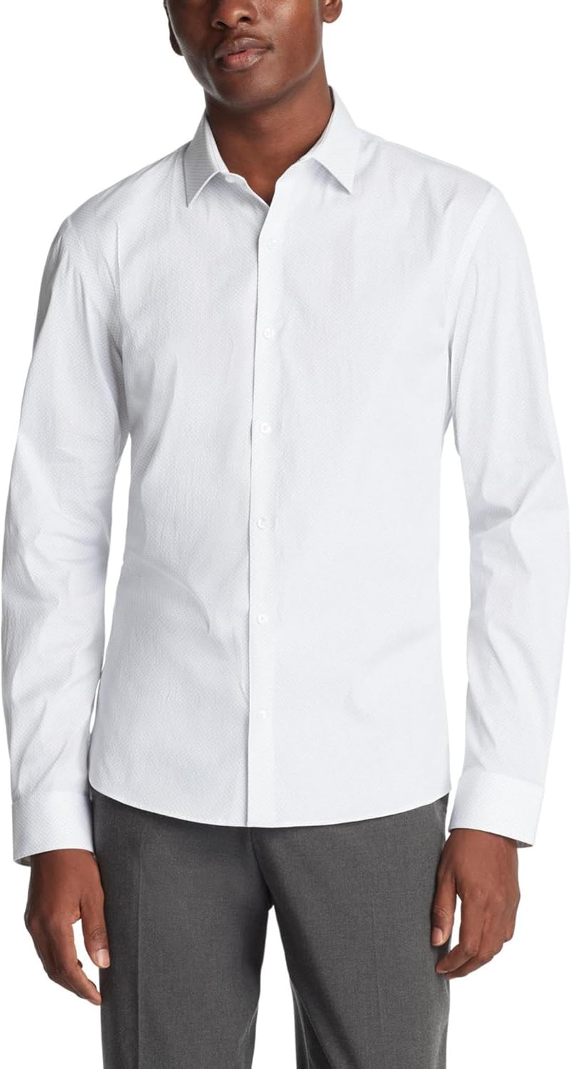 Мужская рубашка Calvin Klein, очень тонкая, эластичная, Grey Multi
Мужская рубашка Calvin Klein, очень тонкая, эластичная, Grey Multi