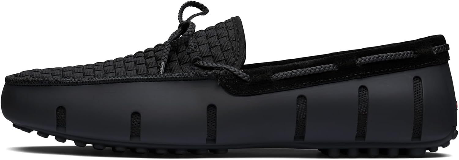 Мужские лоферы SWIMS, мужские повседневные слипоны для лета, удобные стильные плетеные драйверные лоферы, модная обувь для пляжа, черный
Мужские лоферы SWIMS, мужские повседневные слипоны для лета, удобные стильные плетеные драйверные лоферы, модная обувь для пляжа, черный