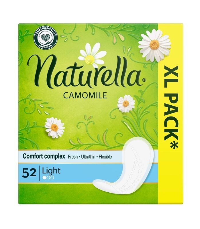 Naturella Light Camomile ежедневные прокладки, 52 шт.
Naturella Light Camomile ежедневные прокладки, 52 шт.