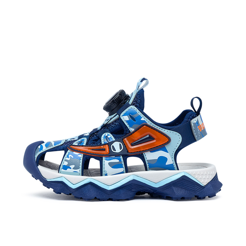 Детские сандалии для подростков BIG WASP, черный/зеленый 
Детские сандалии для подростков BIG WASP, черный/зеленый