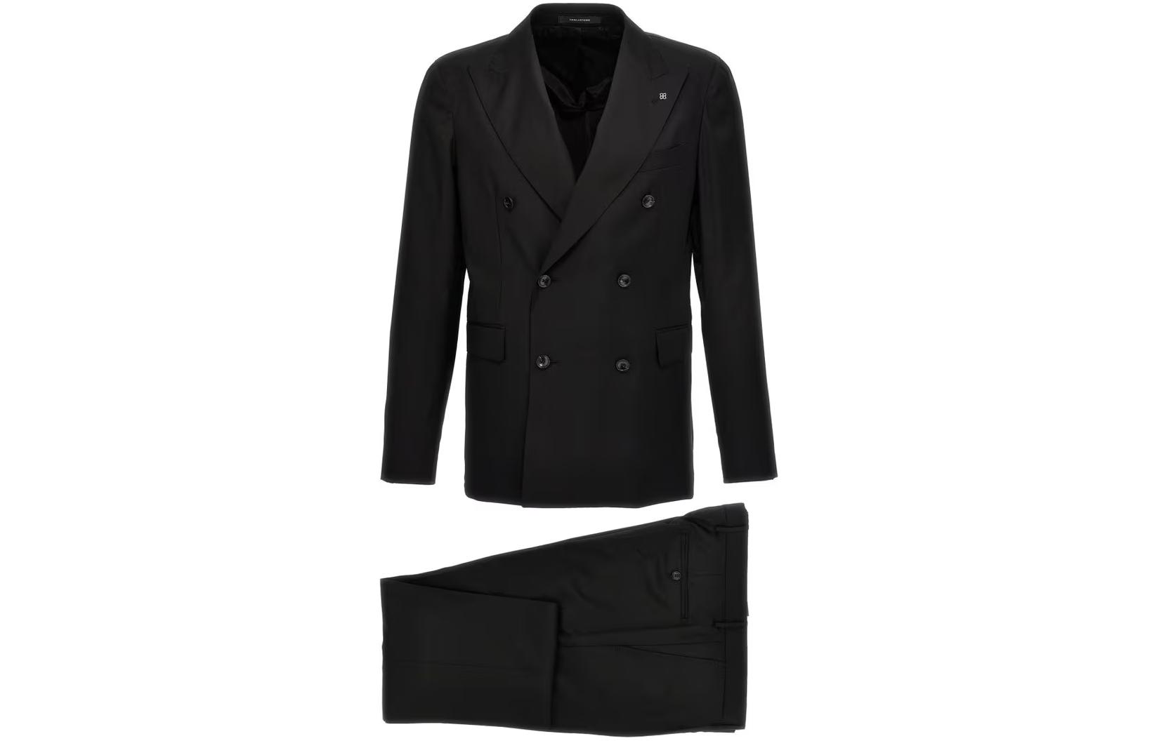 Двубортный костюм-двойка Tagliatore, черный
Двубортный костюм-двойка Tagliatore, черный